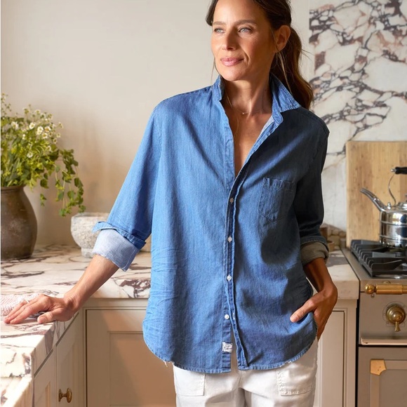Frank & Eileen, EILEEN Denim Button Down Shirt - Picture 2 of 6